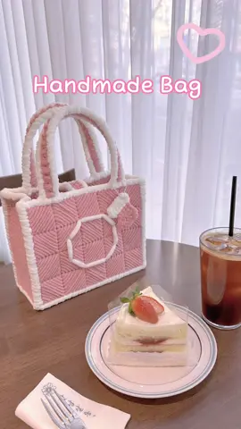 모누의네트공예 '스노우백’🤍 겨울 #취미 #가방만들기 #diybag 