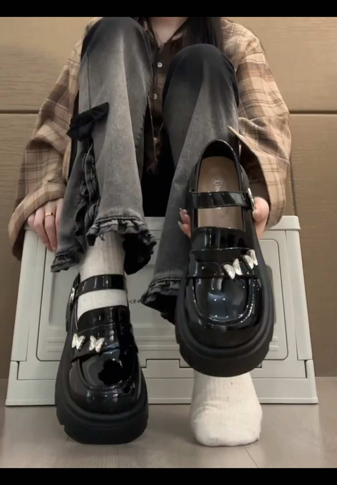 Giày lolita nữ #fashion #hottrend #hot #xh #xuhuong #fyp #foryou #dilysmeshopee #hi #fypシ #tiktokshop #tiktokvietnam #thichawnmangcut #hello #sale #reviewthoitrang #OOTD #nữ #giaydep #giaynu #giaylolita 