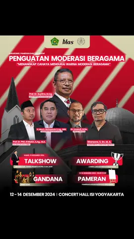 Awarding, Pameran dan TalkshowPENGUATAN MODERASI BERAGAMA “Menangkap Cahaya Mengurai Warna Moderasi Beragama