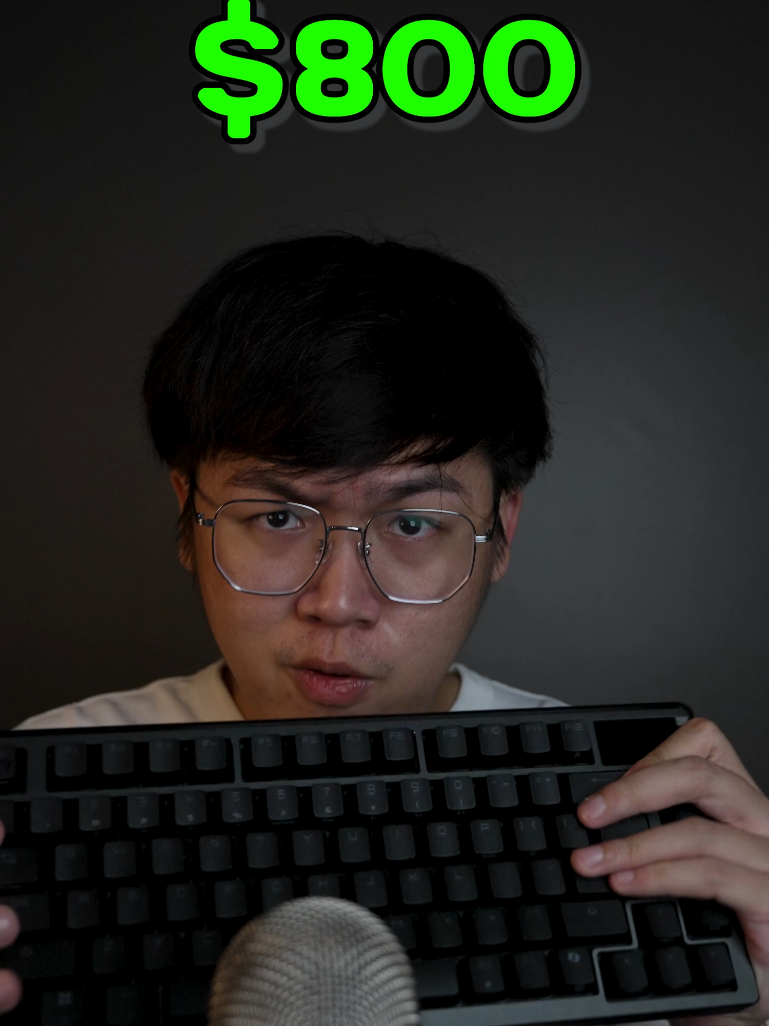 $100 VS $800 Keyboard which sounds better? #asmr #dongasmr #rog #asus