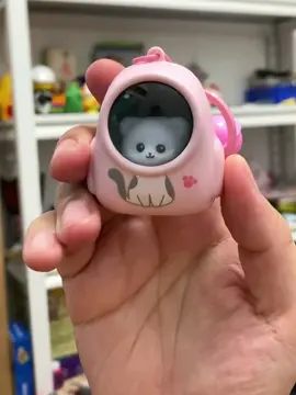 Lampu kucing astronot juga bisa digunakan sebagai gantungan kunci#fyp #kucing #kunci #lampu #led