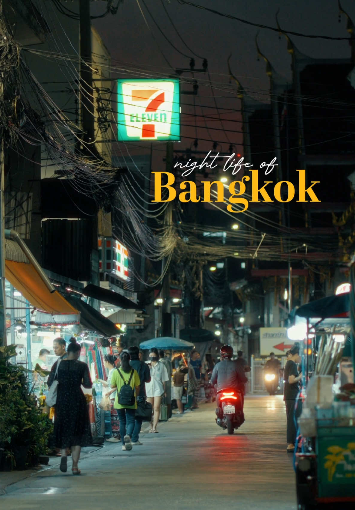 Night life of Bangkok ✨ 📷 Shot on Sony a7CII + 85mm f1.8 🎨 Edited in Davinci Resolve #bangkok #cinematic #nightvibes 