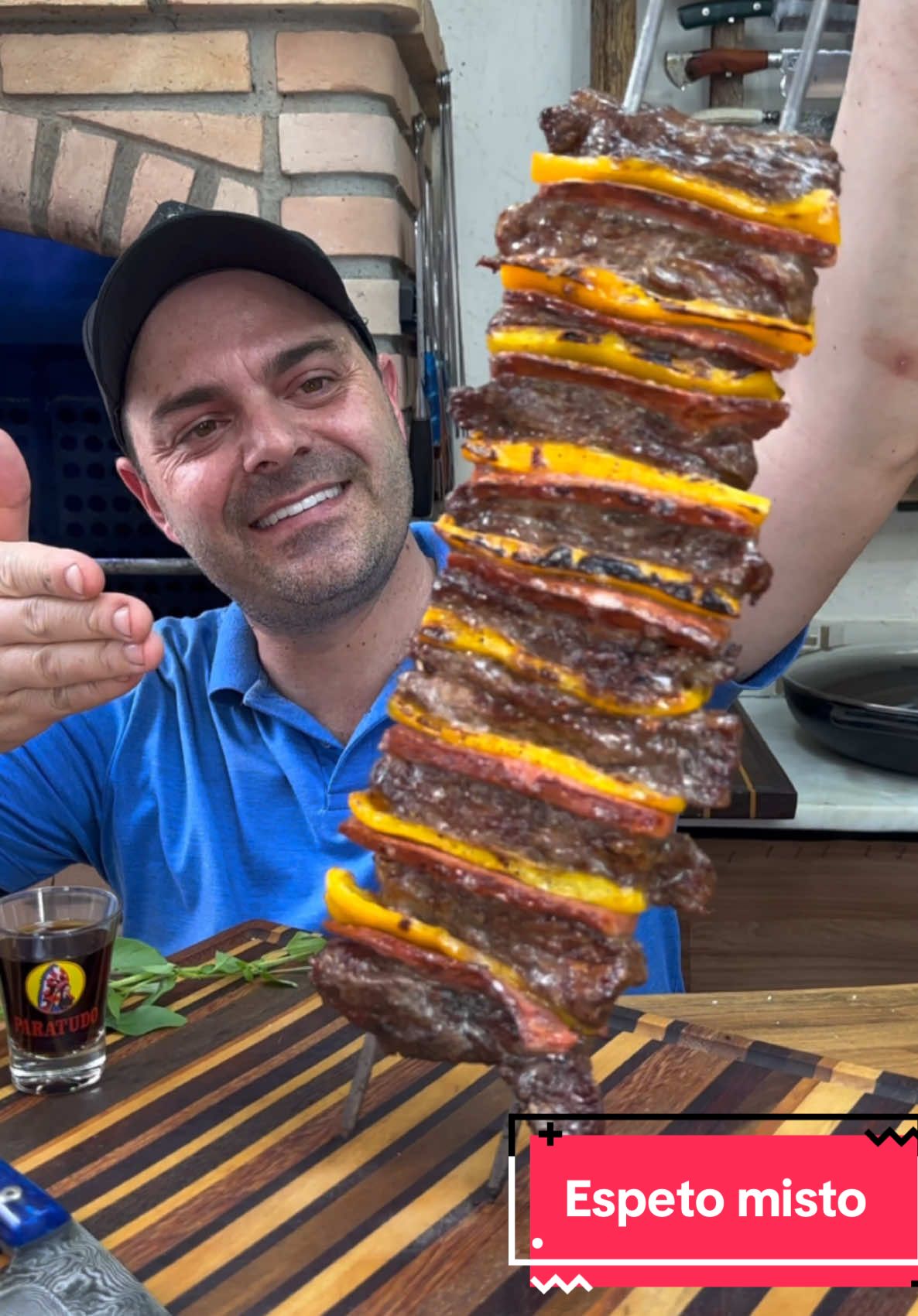 Bananinha no espeto misto  #churrasco #gastronomia #comida #receita #proteina #barbacoa #barbecue #bbq 