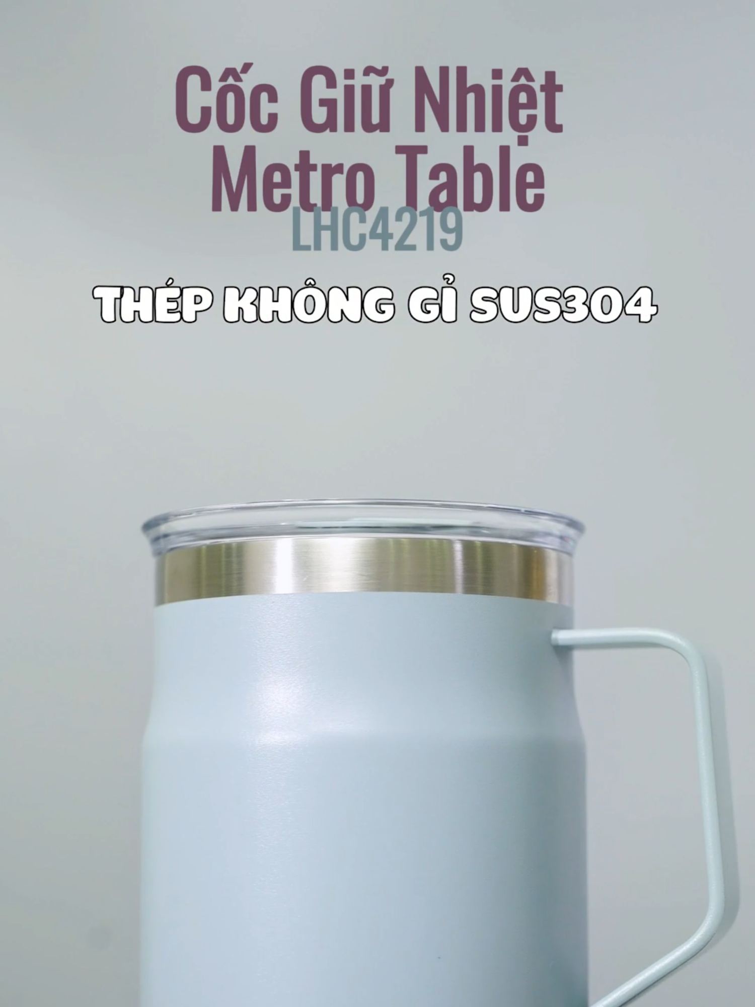 Cốc Nước Giữ Nhiệt Metro Table Mug LHC4219 #locknlock #locklock #locknlockvn #locknlockvietnam #locknlockchinhhang#LockLife #waterbottle #tumbler #tumbleroftiktok #tumblersoftiktok
