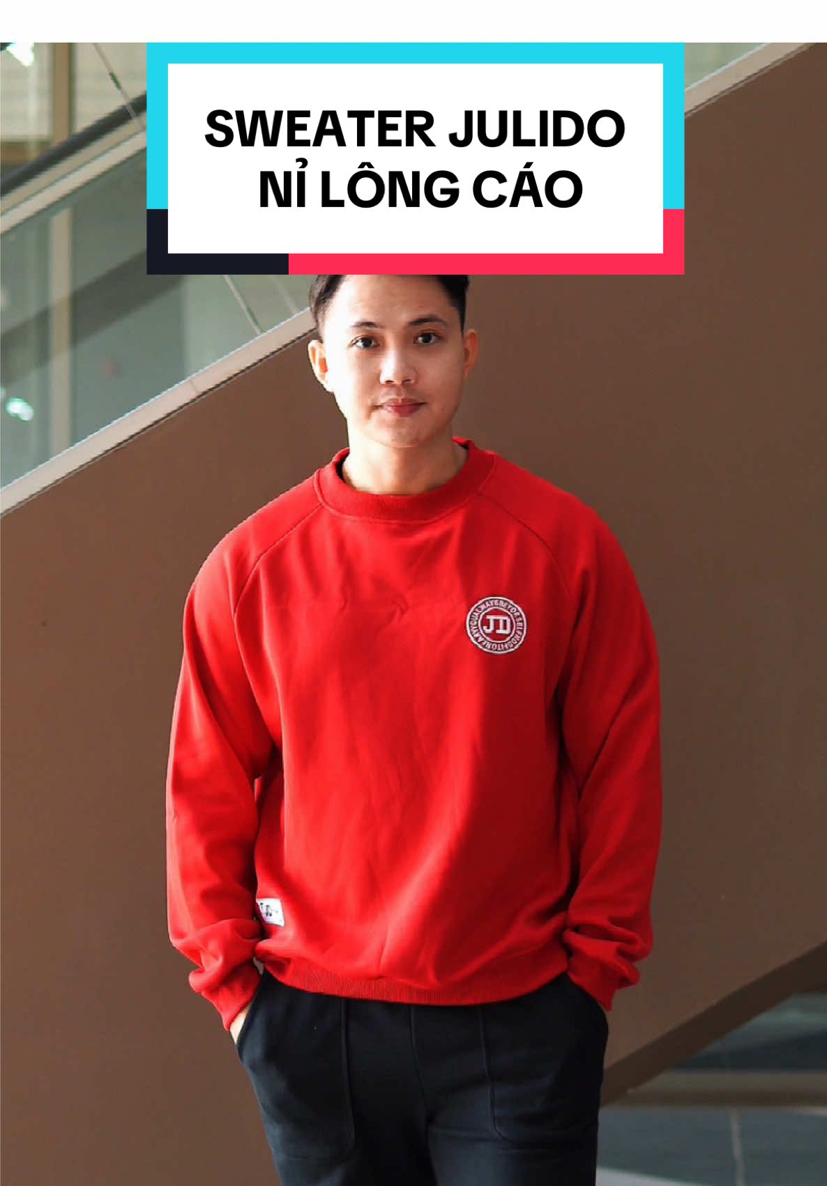 Áo sweater JULIDO nỉ lông cáo đẹp nha, mềm mịn mà giá hợp ví !! Ưng luôn 🤩🤩  Lụm ngay nhé anh em !!  #linhfitreview #julido #aosweaternam #aosweaternu #aojulido 