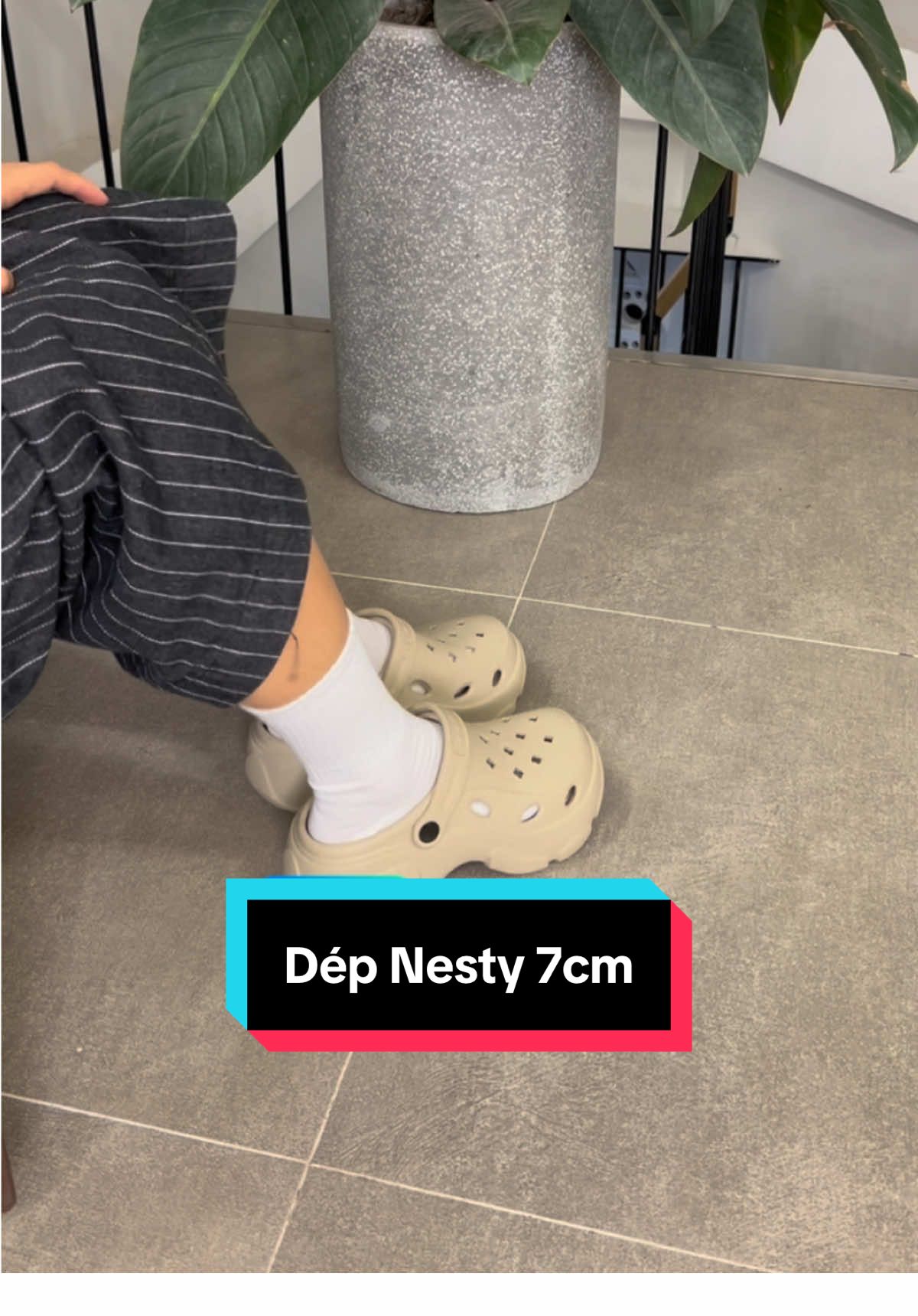 Dép sục Nesty đế độn 7cm #depsuc #depnesty #nesty #muataitiktok #tiktokshop 