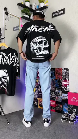 Kaos oversize keren gambar sangar ☠️ 😎#kaosoversize #kaoskeren #kaosmurah #rekomendasikaos #masukberanda 
