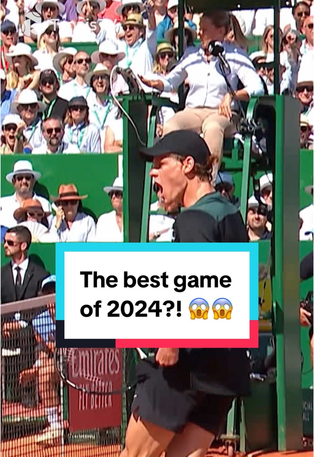 DISCLAIMER: No tennis balls were harmed in the making of this 🚨 #tennis #tennistv #atptour #sinner #tsitsipas 