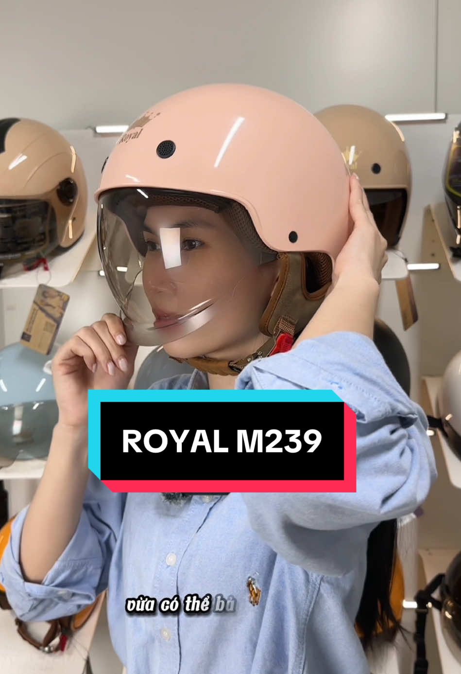 Mũ bảo hiểm nửa đầu kính âm Royal M239 đã ra mắt màu mới! #royalhelmet #mubaohiem #mubaohiemcokinh #mubaohiemkinham #royalm239 