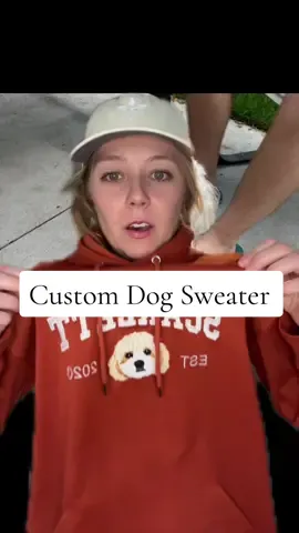 I absolutely cannot handle this. I LOVE it. Get yours from #urcustom. I will have the link in the comments. #dogsweater #sweater #holiday #giftideas #tiktokshopblackfriday #tiktokshopcybermonday #greenscreen 