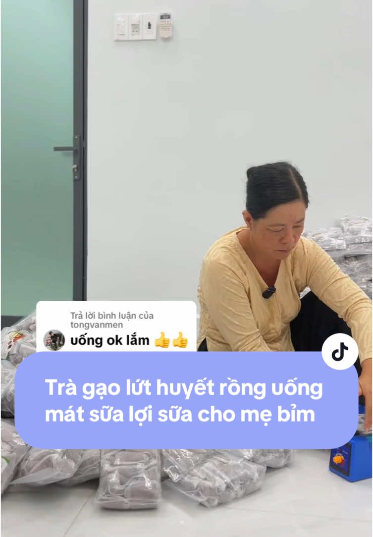 Trả lời @tongvanmen Trả lời @Nguyễn Thị Trà gạo lứt huyết rồng đậu đen uống lợi sữa mát sữa vị ngọt nhẹ dễ uống #bautoi #tiembaut #tra #traloisua #tramatsua #cachgoisuave #mebimsausinh #meonuoibe 