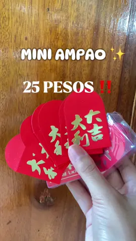 Habang malayo layo pa mag checkout kana netong miniampao nato lagayan ng coins this coming christmas, kesa naman sa malaking ampao mo ilagay ang 20pesos coins diba. #ampao #angpao #miniampao #miniangpao #redenvelope 
