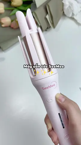 Máy uốn tóc nhà SeeMee mớ ra màu hoa anh đào nhìn thơ quá #phukien #mayuontoc 