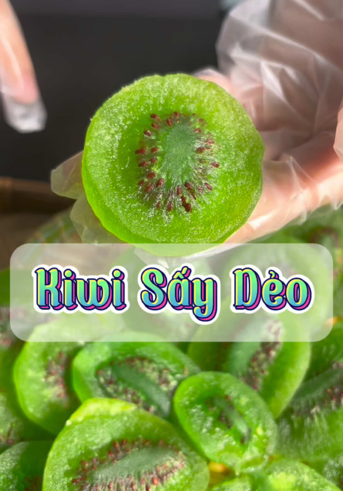 Kiwi sấy dẻo nguyên vị, giá gốc tại nông trại, bán sỉ lẻ tại M'Nông Farm, ship trong ngày hcm, giao hàng toàn quốc #kiwisaydeo #mnongfarm 