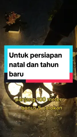 Lampu led 100 meter termurah di tiktok, buat persiapan natal dan tahun baru #fyp #lampuled #lampuled100meter #natal #tahunbaru 