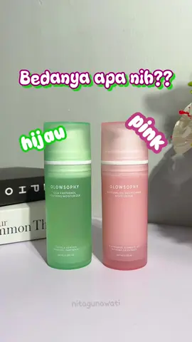 Kalian tim hijau atau pink nih? #moisturizer #glowsophy #rekomendasi 