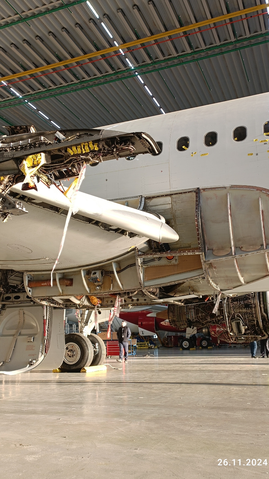 aircraft structure repair ✈️🦾 #airbus#aircraft#aviation#maintenance#aviationlovers 