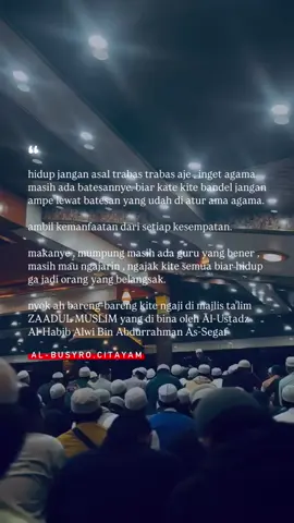 BE HERE OR BE BLIND FOREVER #majlis #zm #zaadulmuslim #zaadulmuslimcitayem #albusyro #albusyrocitayem #bismillahfyp #fypage 