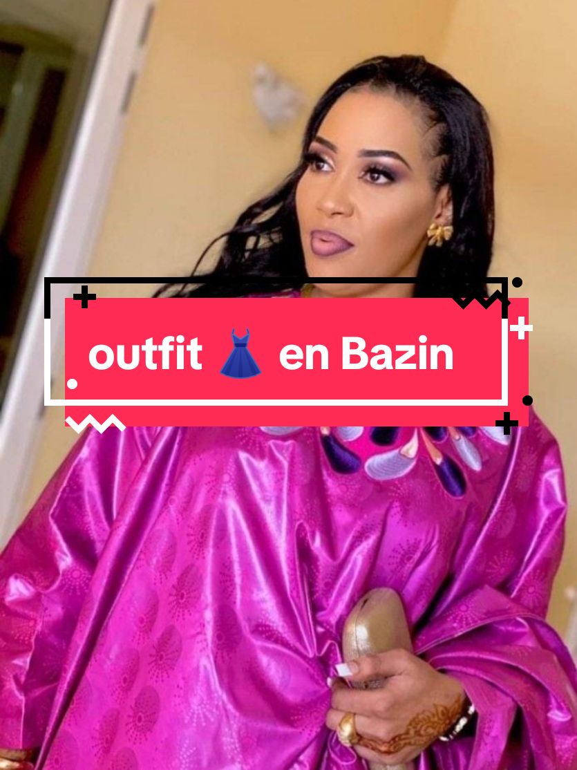 #model #design #outfit #couture chic en Bazin 