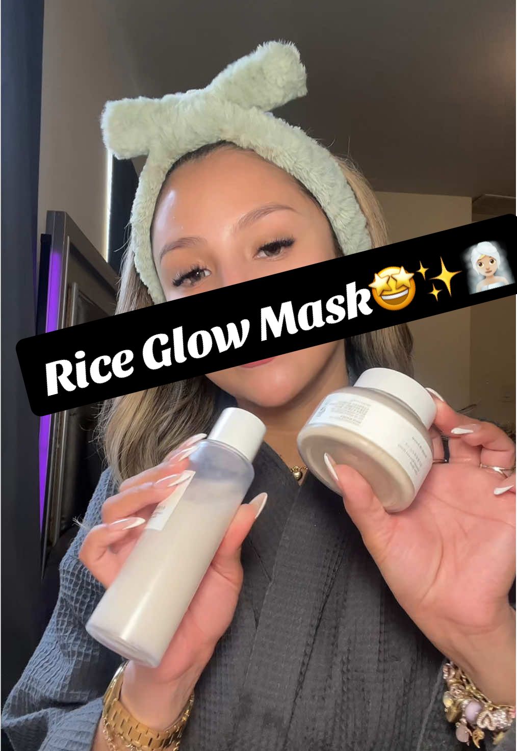 ✨Rice & honey glow mask + glow replenishing rice milk= FLAWLESS GLASS SKIN🤩#beautyofjoseon #kbeautyskincare #kbeauty #koreanskincare #groundriceandhoneyglowmask #glowreplenishingricemilk #ricetoner #milkytoner #boj #kbeautyskincare #TikTokshop #tiktokshopping #newyearnewaura #tiktokshopholidayhaul  #giftguide #ttsdelight 
