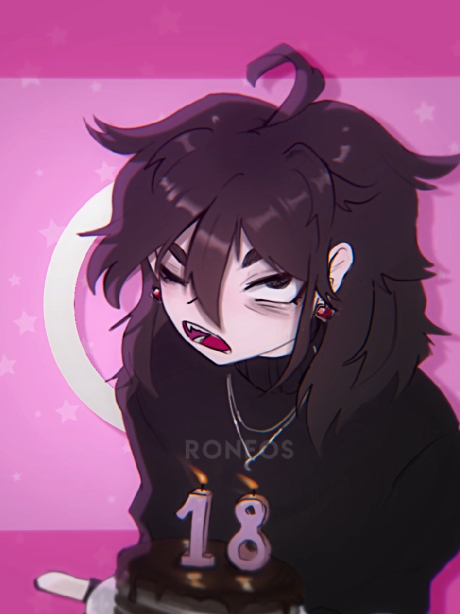 happy bday to me ig #bday #eighteen #animation #animationmeme #art #artist #oc #originalcharacter #digitalart #procreate #aftereffects #oknovkasojku #kasojka
