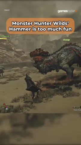 Monster Hunter Wilds' Hammer is too much fun #monsterhunter #monsterhunterwilds #capcom #gamingclips #gameplay #WhatToPlay