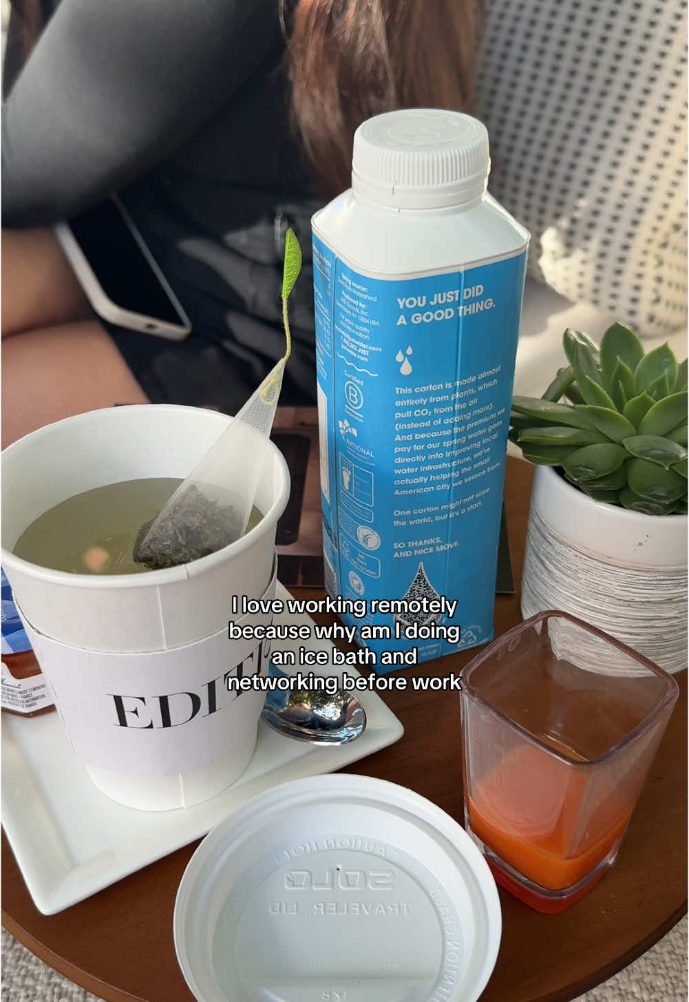 i got invited to this event from a tiktok so keep posting 🥹 #workingremotely #miami #events 