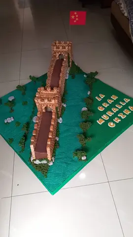 La Gran Muralla China #maquetas #murallachina  #lagranmurallachina  #China #manualidades  #parati  #foryoupage❤️❤️  #❤️  #maquetasescolares  #maravillasdelmundo  #mundo #travel  #tiktoknews  #🇨🇳 