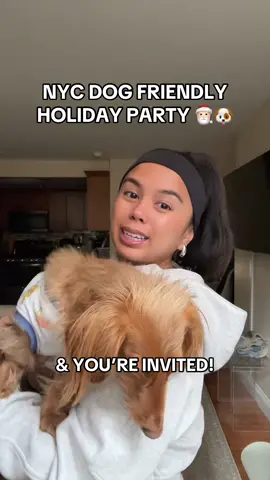 dog friendly ugly sweater holiday party! if you’re in nyc, this is a MUST! see you all there 🐶🎅🏻 ill vlog the whole event! #noodleyorkcity #dogfriendlynyc #dogsofnyc @Joonbug.com 