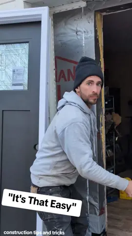 when we remove this door, all the framing was rotted out from underneath of it. So on this project the previous person used aluminum flashing instead of this plastic sill pan. which resulted in a lot of problems with his door. we replaced all the rotted wood and fixed this door project up. nice! Home improvement, project, DIY tips and tricks for you.  #carpentrytips #construction #contractor #tipsandtricks #HomeImprovement #hacks #carpentry #builder #deck #tools #DIY 