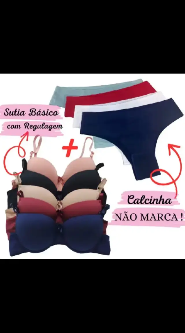Dê uma olhada em Kit 5 Sutiãs + 5 Calcinhas Corte Laser Não Marca na Roupa por R$59,99  Compre aquiii   https://s.shopee.com.br/30XJsBxQ9T Curta,Comente e Compartilhe!!! #promoçao #compreaqui #compreonlaine #kitsutiás #kitcalcinhas #kitlangerie #afiliadoshopee #angelpromotions #mulheres #meninas #adolescentes