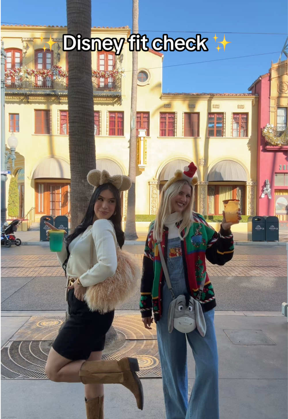 Just 2 Disney girls in our Disney Christmas fits✨🎄 @Alexasunshine83 #disneystyle #disneyoutfits #disneyootd #disneyfriends #disneygirl #disneyparks #disneyoutfitideas 