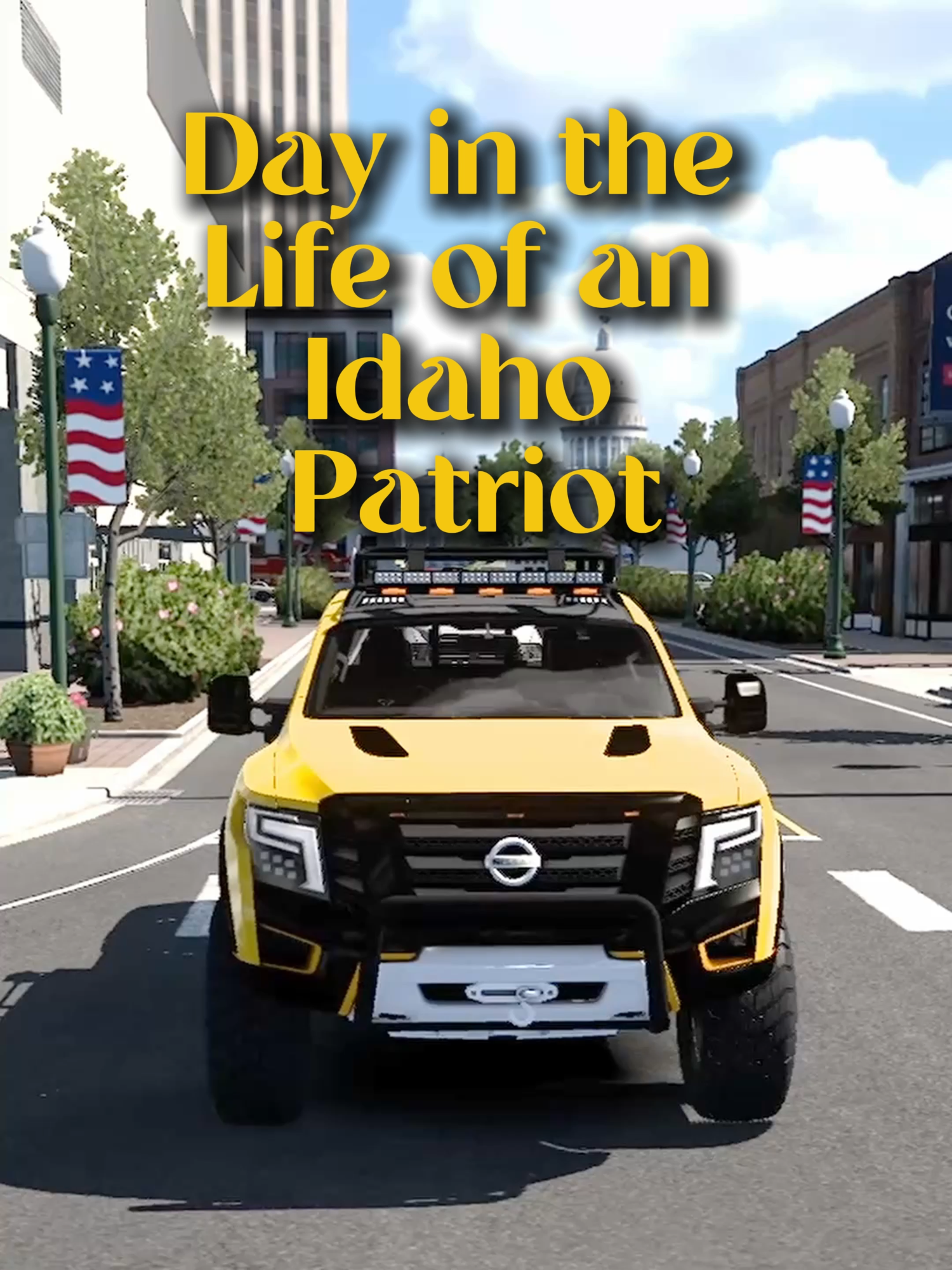 Day in the Life of an Idaho Patriot 🇺🇸🦅🥔🛣️ #satire#americacore🚘🏈🍔🇺🇸#meme#americantrucksimulator #idaho #boise #boiseidaho #tiktokpartner Game: American Truck Simulator The Nissan Titan is a full-size pickup truck designed to deliver robust performance, versatility, and comfort, making it a reliable choice for work and adventure. First introduced in 2003, the Titan features a powerful 5.6-liter Endurance V8 engine, offering up to 400 horsepower and 413 lb-ft of torque. Built for durability, it rides on a fully-boxed ladder frame and provides excellent towing and payload capacities. The lineup includes trims like the PRO-4X, tailored for off-road enthusiasts, with features such as skid plates, Bilstein shocks, and all-terrain tires. Inside, the Titan offers a spacious cabin with modern amenities like NissanConnect, an intuitive touchscreen infotainment system, and advanced safety technologies through Nissan Safety Shield 360. Manufactured at Nissan’s Canton Vehicle Assembly Plant in Canton, Mississippi, the Titan benefits from precision engineering and high-quality production standards, further backed by one of the best warranties in its class.