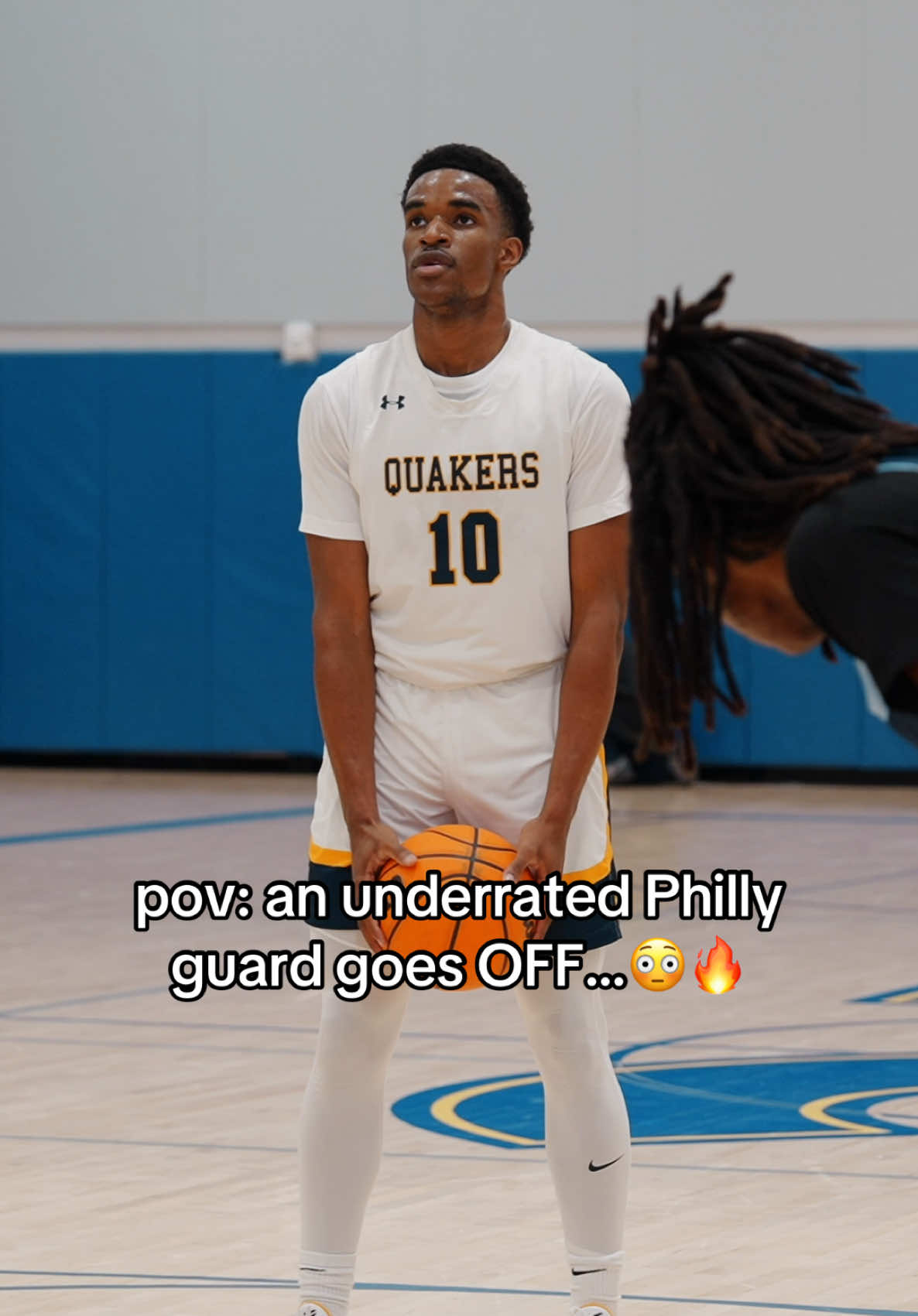 2025 Jamal Hicks is the REAL DEAL🥶🔥 #fyp #aau #underrated #philly #hoops 