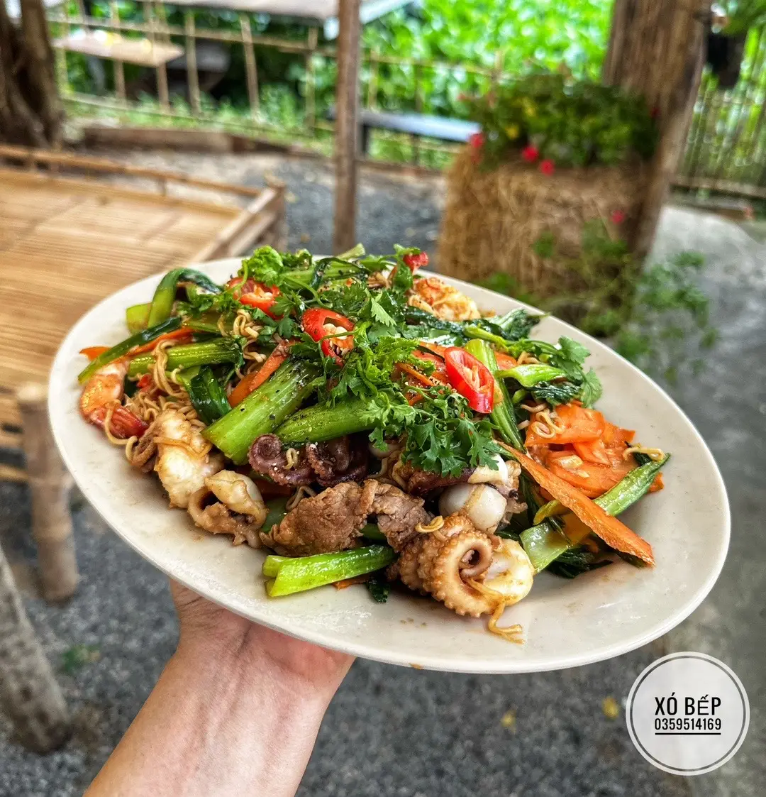 mỳ xài bò, hải sản, thập cẩm 