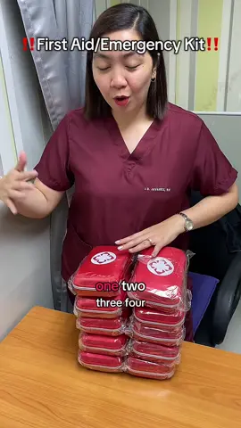 Dapat bawat bahay o pamilya may ganito!! 💯 #firstaid #firstaidkit #emergency #emergencykit #fyp #trending #viral #safe #safety #safetyfirst 