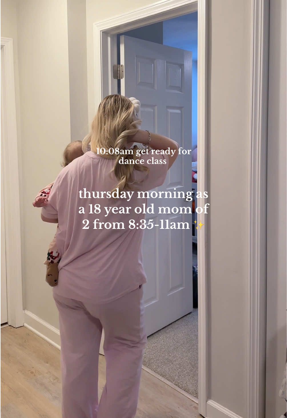 I love mornings as a mom 💗 but i wish i could sleep longer 😂 #MomsofTikTok #teenpregnancy #teenmom #morningvlog #morning #asmr #momlife #toddlermom #baby #engaged #dayinmylife #brookemorton 