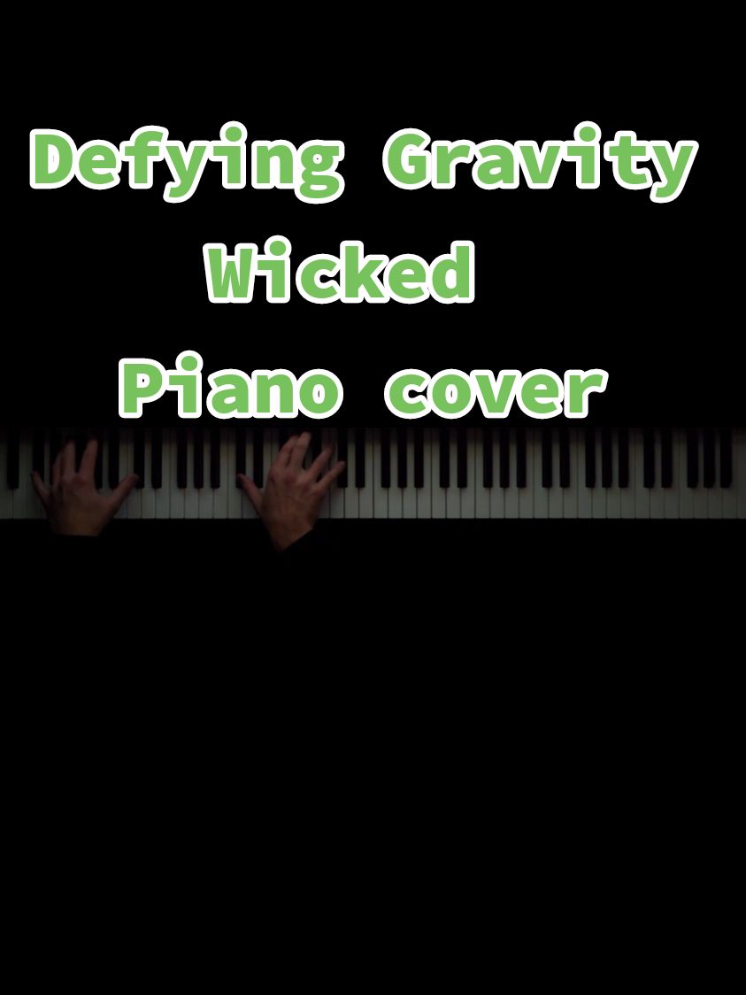 Defying gravity - Wicked - piano cover #pianist #pianoversion #music #piano #covers #instrumental #wicked#defying #wickeddefyingravity #wickedsoundtrack #arianagrande #cynthiaerivo #movies #wickedsongs #musicals #wizardofoz #soundtrack #film #2024 #wickedpiano 
