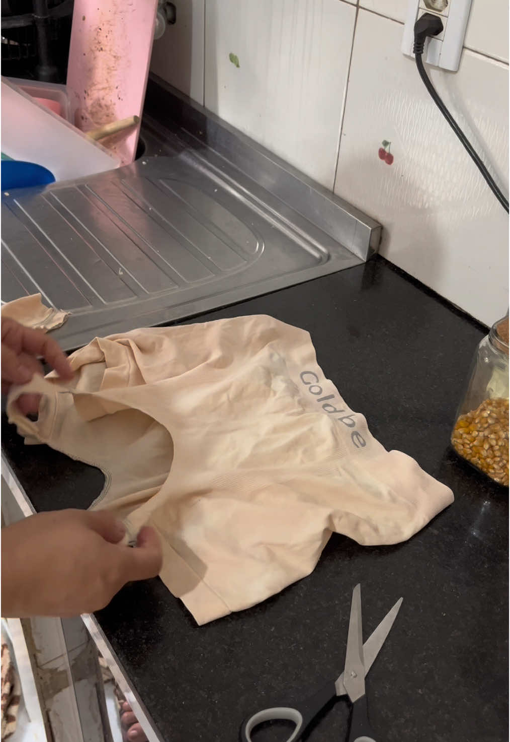 Com uma cueca velha toda poida fiz esse croppt belíssimo 