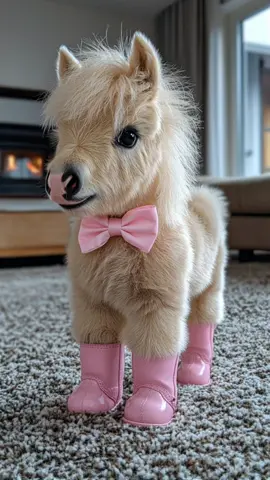 A pony in pink boots #tinyanimals #cuteanimals #cute #pony 