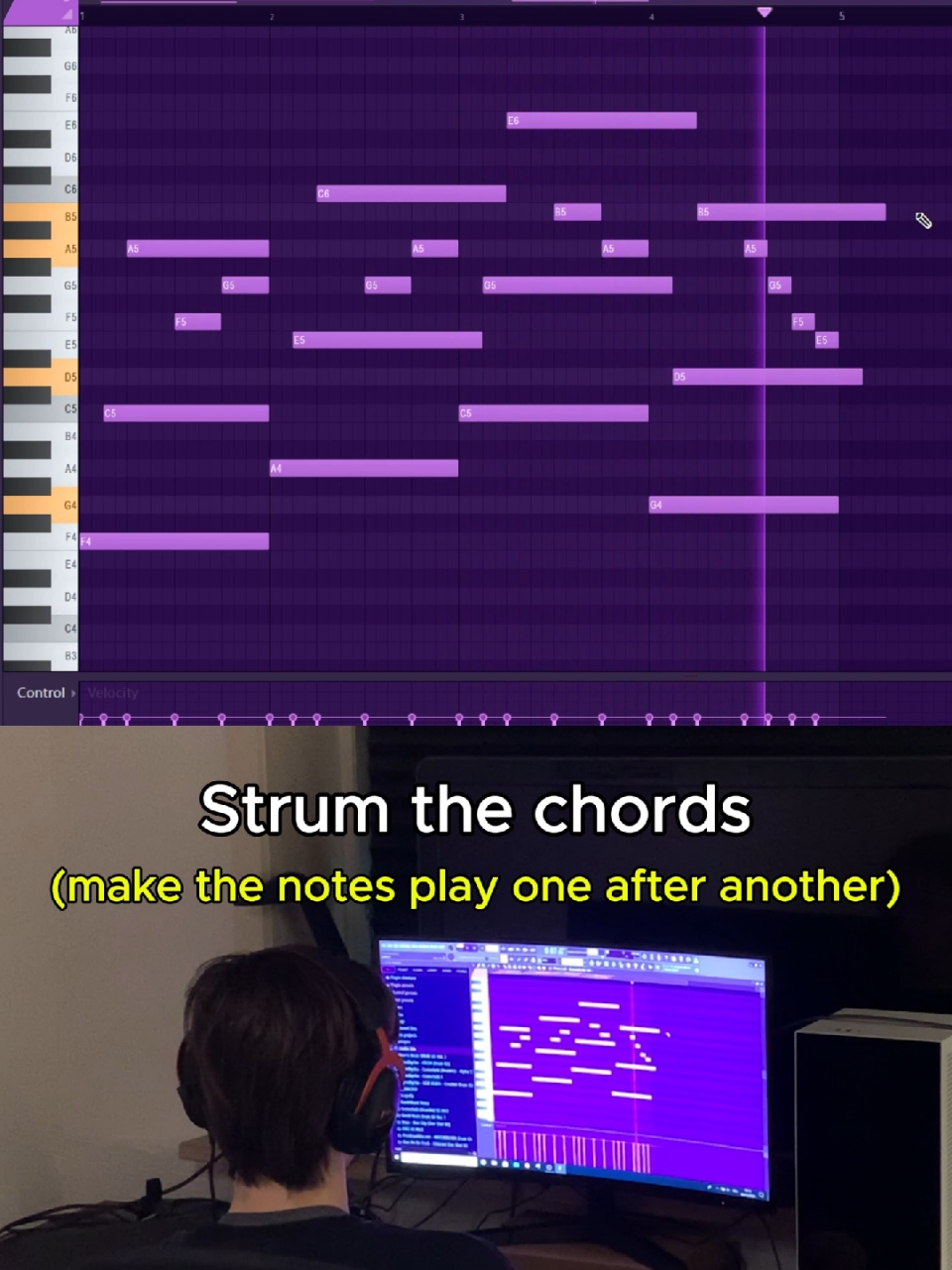 Easy way to make sad melodies #flstudio #flstudiotutorial #melody 