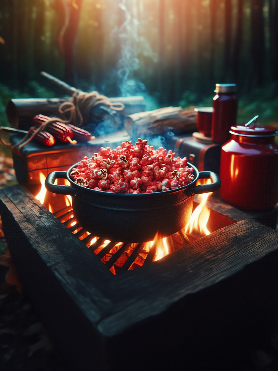 Watermelon popcorn