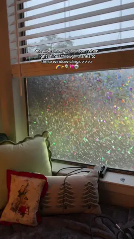 privacy AND cutesie iridescent?? my fave part of that reading corner 🫶🏻 #homedecor #homeimprovement #privacyfilm #windowtint