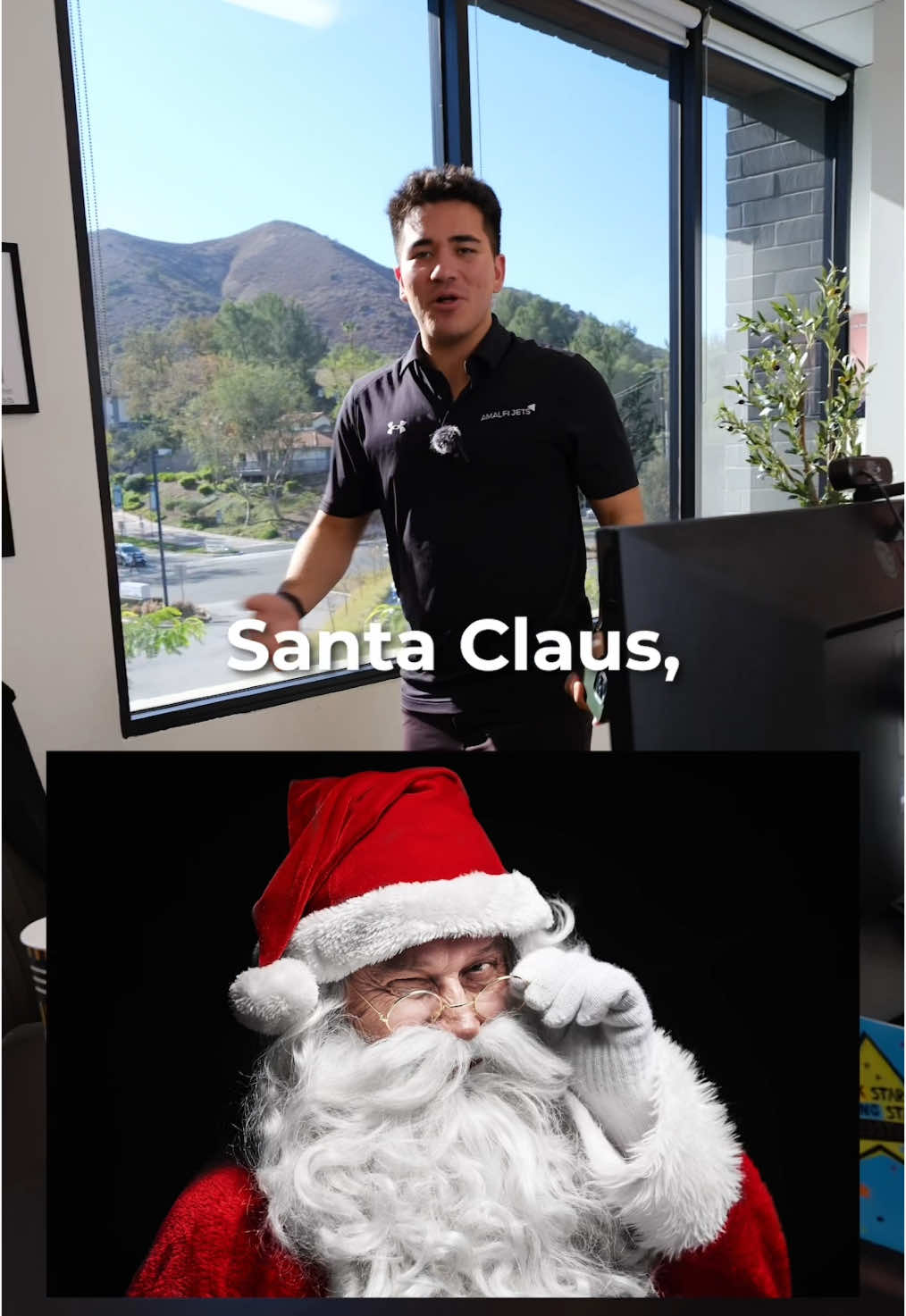 This message is for Santa Claus. Do you think he needs an upgrade? #FlyAmalfi #PrivateJet #Holiday #Travel