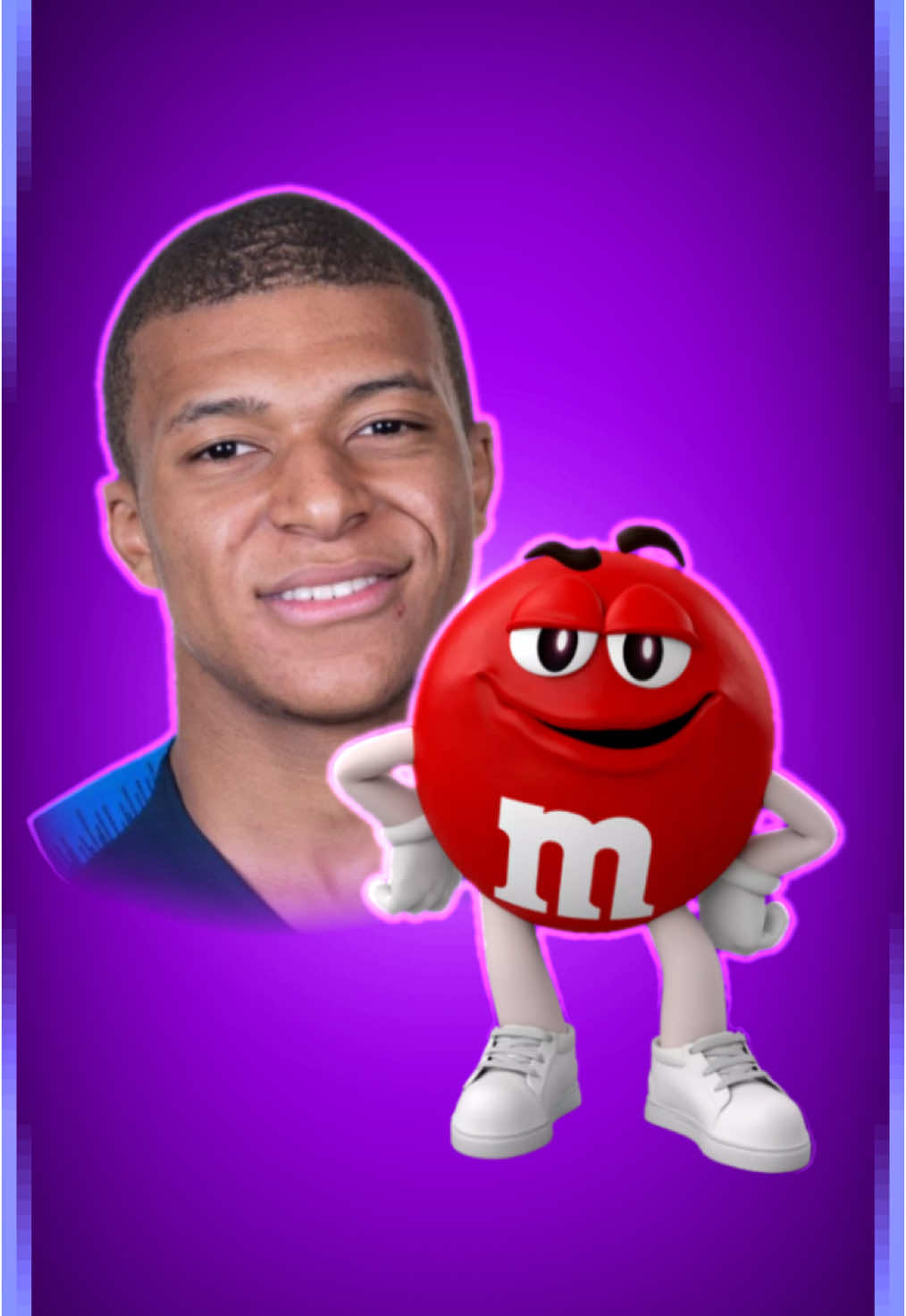 Mbappé + M&M 🍬✨ #realmadrid #mix #art