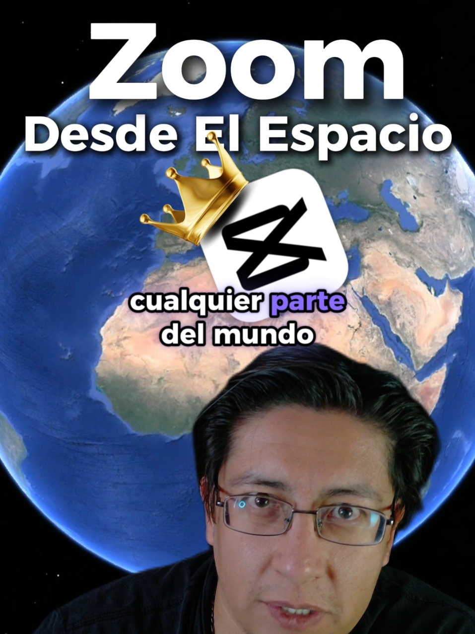 Cómo hacer un zoom desde el espacio para tus videos en capcut  #capcutedit #tips #capcut_edit #videos #tutorial #tutorialcapcut 