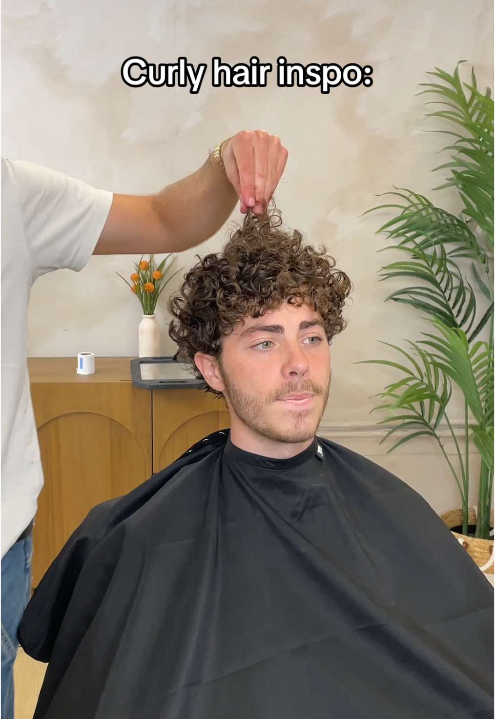 Inspiration for people with curly hair 🔥 ———————————— #menshair #curls #fyp 