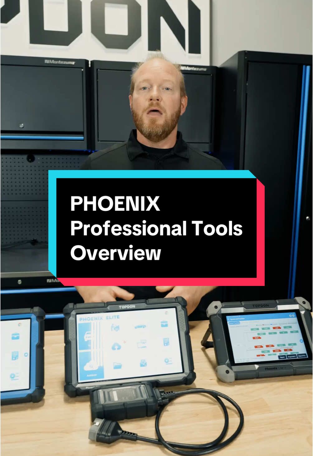 Our TOPDON Phoenix professional line of tools explained. #tools #toolsofthetrade #topdon #mechanic #technician #automotive #fyp 