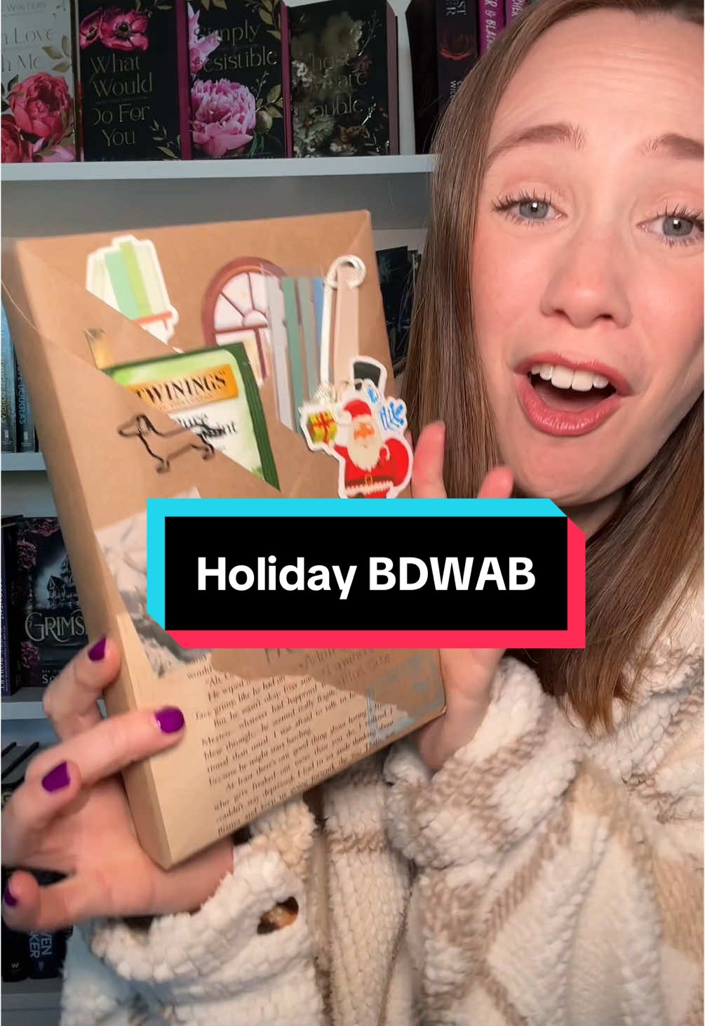 My way to treat myself after finally catching up on my TBR is a new blind date with a book! And this special holiday edition by Kindness Creations includes so many goodies I can’t wait to open it! 🎄❄️🎅🏻 #kindnesscreations #blinddatewithabook #bdwab #newbooks #unboxing #bookmail #bookhaul #bookrecs #holidaybooks #christmasbooks #romancebooks #spicybooks 