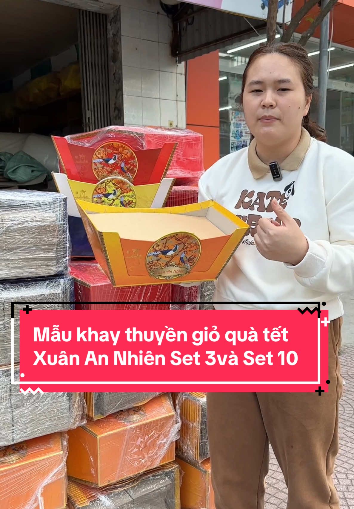 Mẫu khay thuyền giỏ quà tết Xuân An Nhiên Set 3và Set 10#khaythuyen #gioquatet #tet #trangtritet #khaythuyengiay #videoviral 
